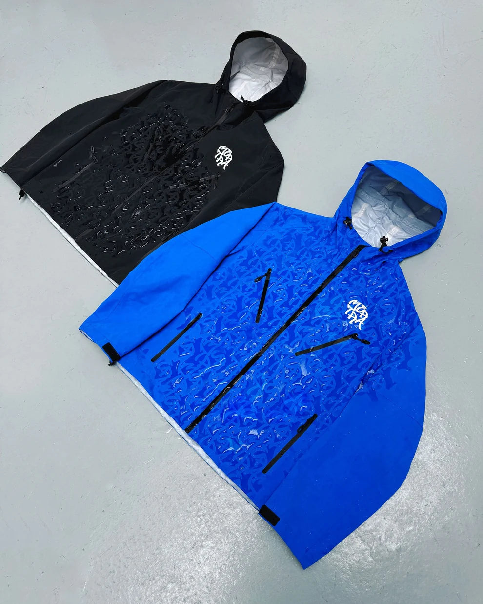Mertra Regenjacke Black & Blue
