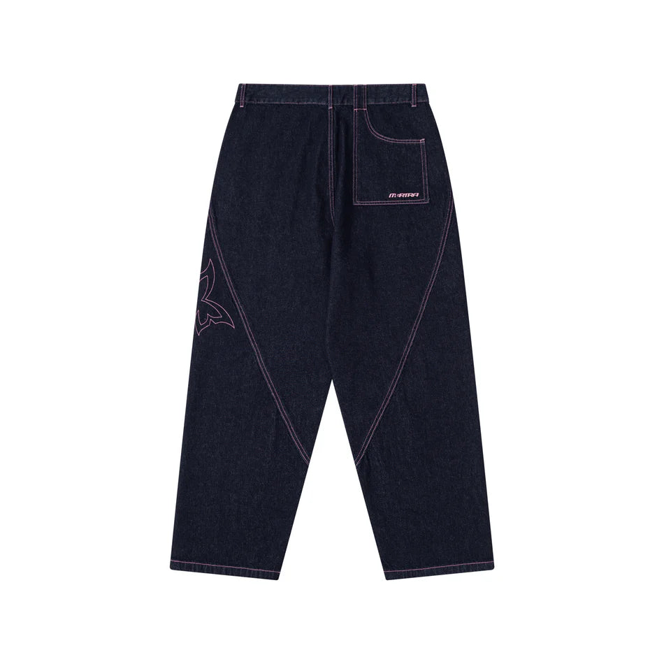 Mertra Reverse Bigstep Denim (Indigo / Pink)