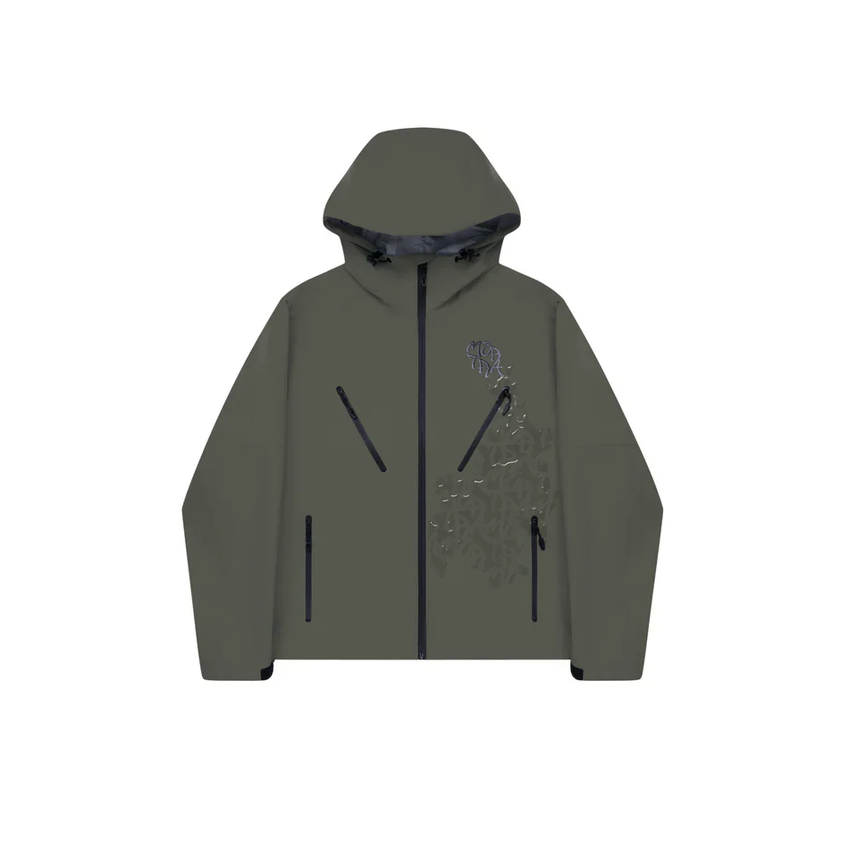 ジャケット・アウター mertra monoglam shell jacket Mertra Monogram Shell Jacket (Green) – Mertra.com