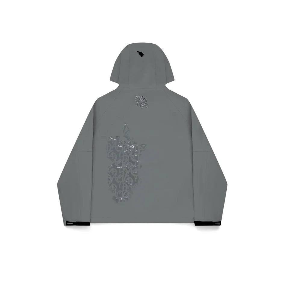 Mertra Monogram Shell Jacket (Slate)