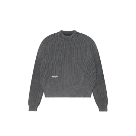 Mertra Waffle Knit (Washed Grey)