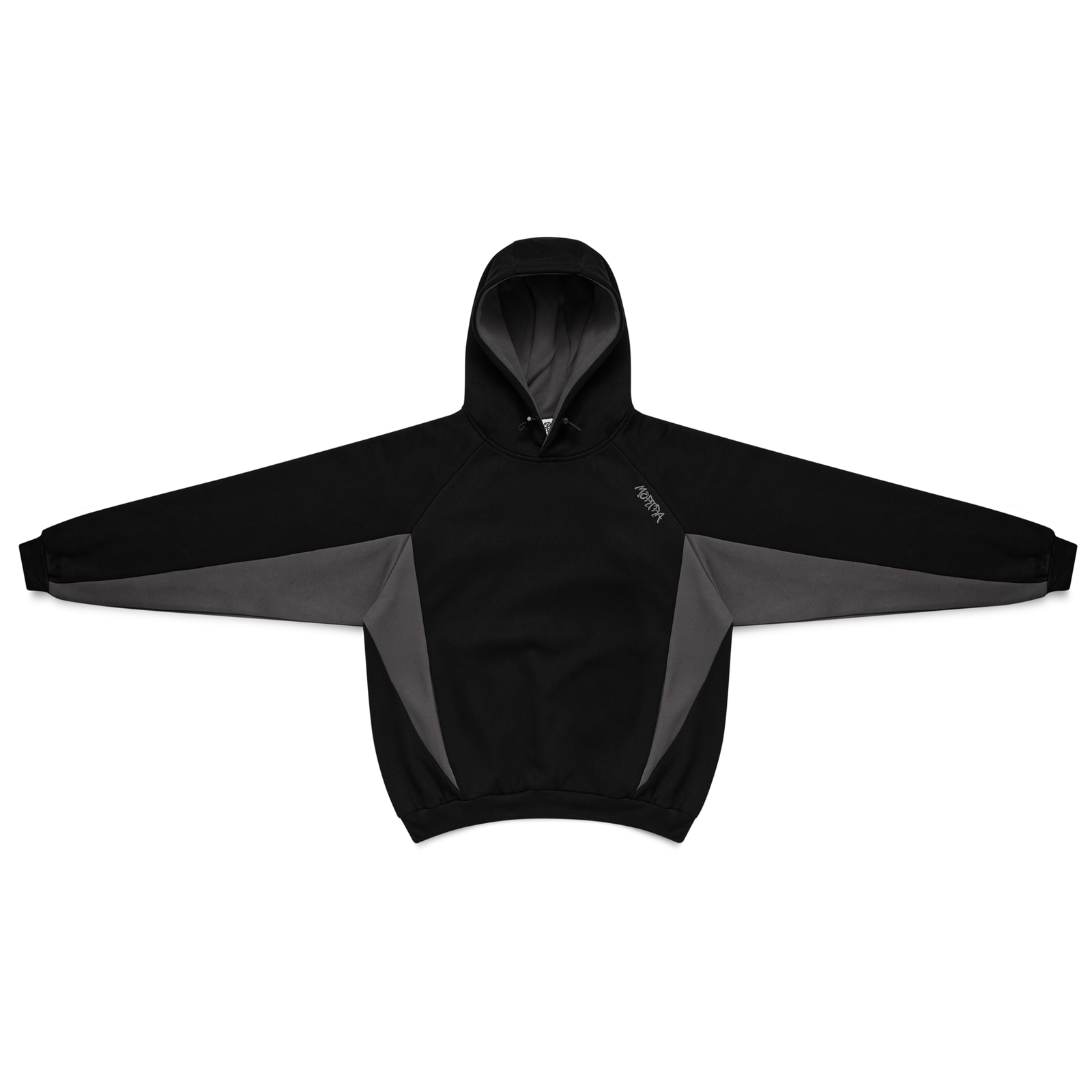 big1.png Mertra Bigstep Hood (Black / Grey) - Image 1