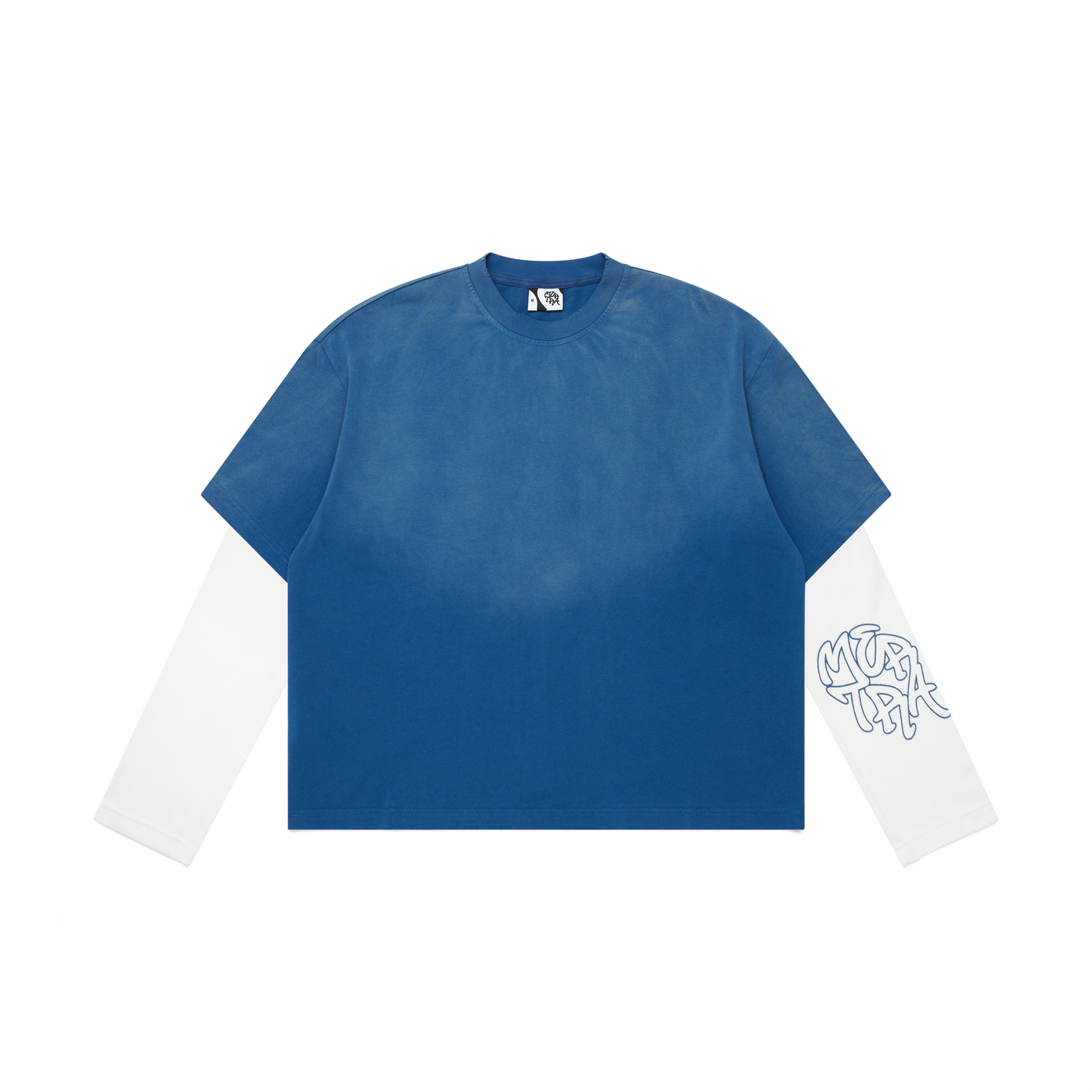 lt1.png Mertra Layered Tee (Blue) - Image 1